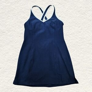 Beyond Yoga Deep Blue Activewear Dress